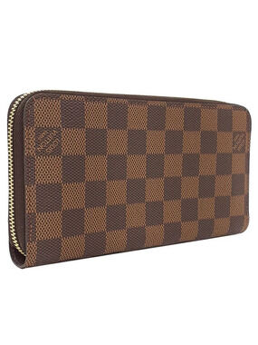 Louis Vuitton Wallet Long Round Zippy Zipper Damier
